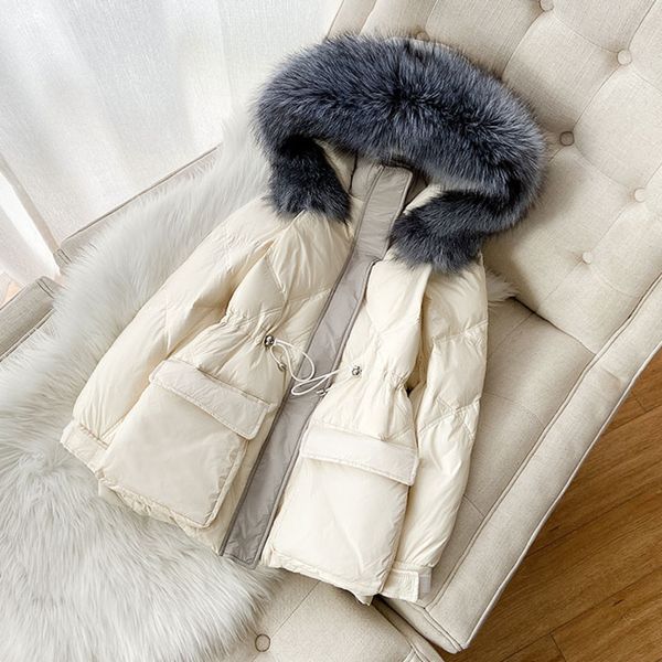 deat winter real silver fur parka women warm high waist white duck down jacket female hooded coat mk559 201103, Black
deat winter real silver fur parka women warm high waist white duck down jacket female hooded coat mk559 201103, Black
