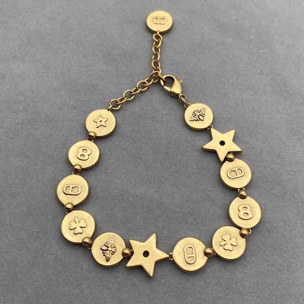 2022 factory wholesale new di home star leaf multi-element women's bracelet, Black
2022 factory wholesale new di home star leaf multi-element women's bracelet, Black