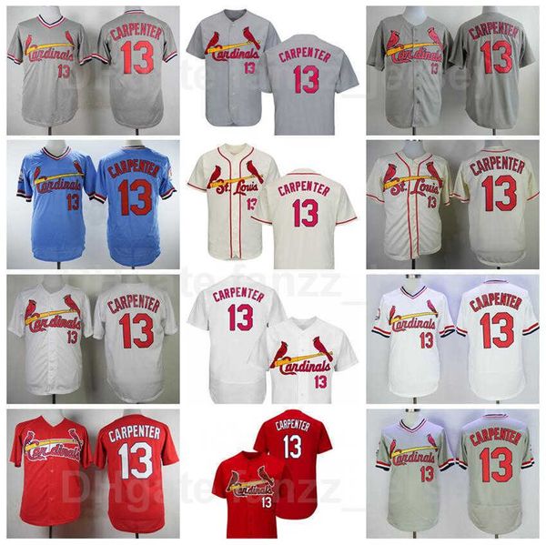 men vintage 13 matt carpenter jerseys baseball retro 1978 1982 1985 retire pullover embroidery and sewn on red white grey blue beige team co, Blue;black
men vintage 13 matt carpenter jerseys baseball retro 1978 1982 1985 retire pullover embroidery and sewn on red white grey blue beige team co, Blue;black