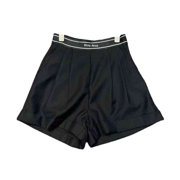 spring and summer new waist color contrast woven with letter decorative pocket versatile casual wide leg shorts women, White;black
spring and summer new waist color contrast woven with letter decorative pocket versatile casual wide leg shorts women, White;black