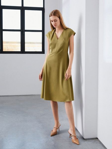 motf premium fit & flare batwing sleeve dress p1v3#, Black;gray
motf premium fit & flare batwing sleeve dress p1v3#, Black;gray