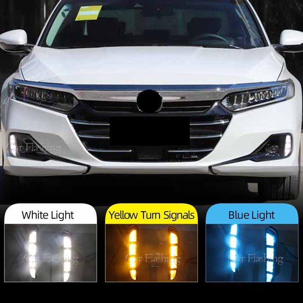 1 pair car drl for honda accord 2021 2022 led daytime running light with turn signal front bumper fog lights driving lamp
1 pair car drl for honda accord 2021 2022 led daytime running light with turn signal front bumper fog lights driving lamp