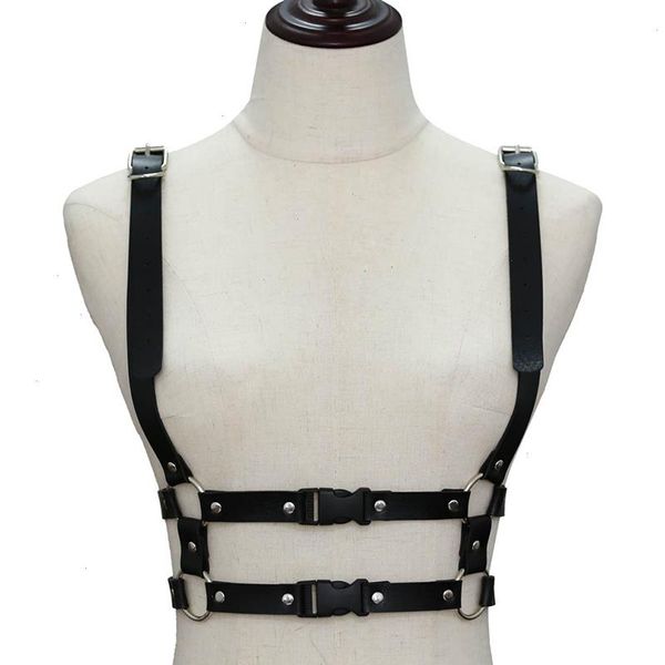 handmade leather body harness waistband women punk goth adjustable chest lingerie gothic garter belt crop top, Black;brown
handmade leather body harness waistband women punk goth adjustable chest lingerie gothic garter belt crop top, Black;brown
