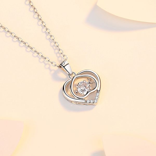pendant necklaces s925 sterling silver neck chain korean version smart heart to collarbone hollow
pendant necklaces s925 sterling silver neck chain korean version smart heart to collarbone hollow