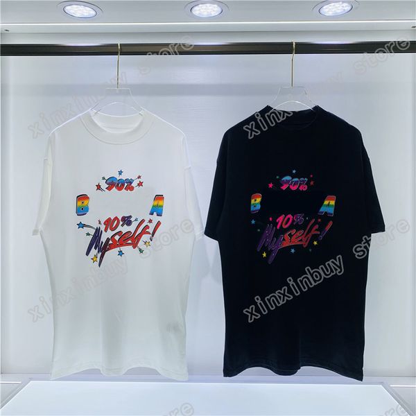 22ss men women designers t shirts tee paris myself letter cotton short sleeve crew neck streetwear xinxinbuy black white xs, White;black
22ss men women designers t shirts tee paris myself letter cotton short sleeve crew neck streetwear xinxinbuy black white xs, White;black