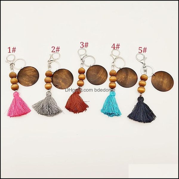keychains fashion accessories wooden beaded key ring party favor trade wood bead can print round and cotton tassel pendant k dhze1, Silver
keychains fashion accessories wooden beaded key ring party favor trade wood bead can print round and cotton tassel pendant k dhze1, Silver