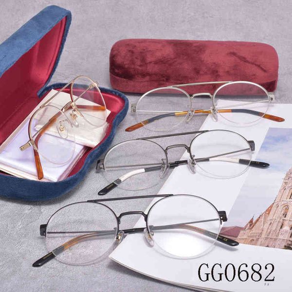 sunglasses g family frame gg0682 metal myopia women's blue light proof live flat shenzhen kd7z, White;black
sunglasses g family frame gg0682 metal myopia women's blue light proof live flat shenzhen kd7z, White;black