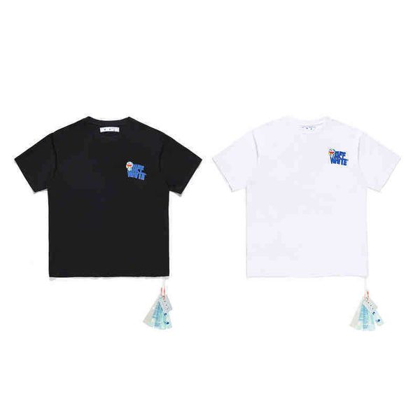 off 2022 white trendy men and women summer new ow doraemon limited three-dimensional arrow short sleeve loose t-shirt, White;black
off 2022 white trendy men and women summer new ow doraemon limited three-dimensional arrow short sleeve loose t-shirt, White;black