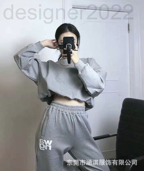 women's tracksuits designer early autumn high version ins super fire bi into av king three-dimensional foam printing sweater and pants, Gray
women's tracksuits designer early autumn high version ins super fire bi into av king three-dimensional foam printing sweater and pants, Gray