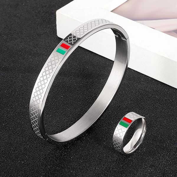 2022 extravagant love ring 3 colors luxury stainless steel bangles couple rings sets fashion women designer jewelry la297d, Silver
2022 extravagant love ring 3 colors luxury stainless steel bangles couple rings sets fashion women designer jewelry la297d, Silver