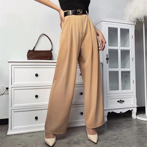 new 2020 women fashion black beige high waist ol casual women flare pants fashion high street trousers t200422, Black;white
new 2020 women fashion black beige high waist ol casual women flare pants fashion high street trousers t200422, Black;white