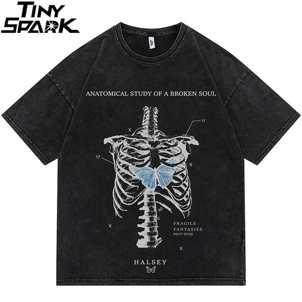 hip hop washed t-shirt men streetwear butterfly skeleton printed t shirt harajuku cotton casual summer short sleeve tshirt 220509, White;black
hip hop washed t-shirt men streetwear butterfly skeleton printed t shirt harajuku cotton casual summer short sleeve tshirt 220509, White;black