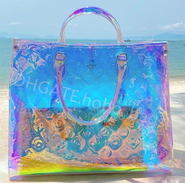 2022 pvc laser tote bags high-end shopping bag girls handbag fashion trend jelly summer new fashion handbags beach luggage cross body leisur
2022 pvc laser tote bags high-end shopping bag girls handbag fashion trend jelly summer new fashion handbags beach luggage cross body leisur