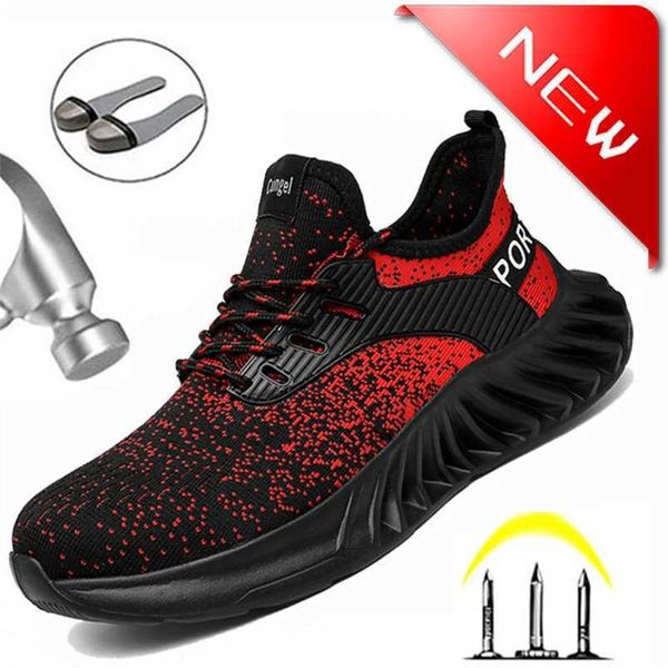 steel toe safety shoes industrial & construction puncture proof summer men women breathable mesh work shoes protective footwear 211007, Black;brown
steel toe safety shoes industrial & construction puncture proof summer men women breathable mesh work shoes protective footwear 211007, Black;brown