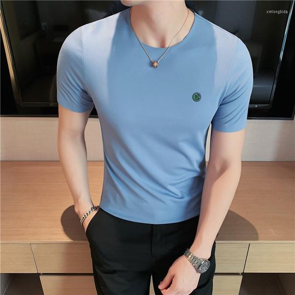 men's t-shirts luxurious drill t shirts men short sleeve elasticity seamless casual tshirt ice silk breathable o-neck tee streetwearme, White;black
men's t-shirts luxurious drill t shirts men short sleeve elasticity seamless casual tshirt ice silk breathable o-neck tee streetwearme, White;black