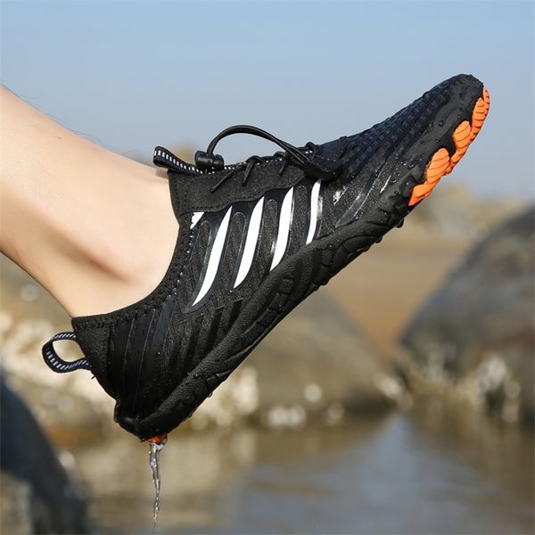 men women quick dry barefoot water shoes comfortable breathable beach seaside wading shoes trekking upstream surfing aqua shoe 220412, Black
men women quick dry barefoot water shoes comfortable breathable beach seaside wading shoes trekking upstream surfing aqua shoe 220412, Black