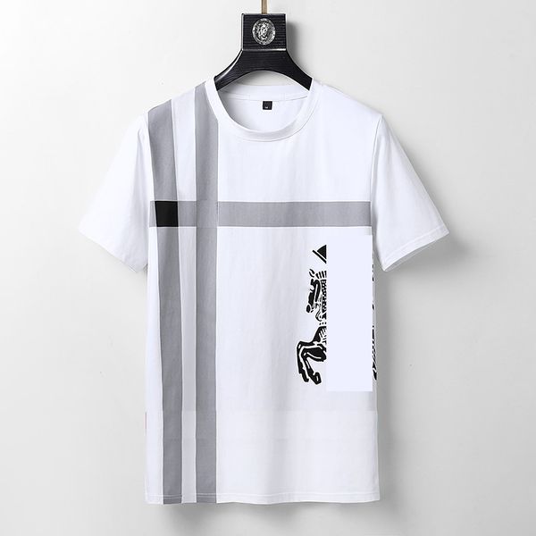 2022 european and american men s short-sleeved t shirt summer trend handsome short sleeved male letter print simple casual half sleeve grid, White;black
2022 european and american men s short-sleeved t shirt summer trend handsome short sleeved male letter print simple casual half sleeve grid, White;black