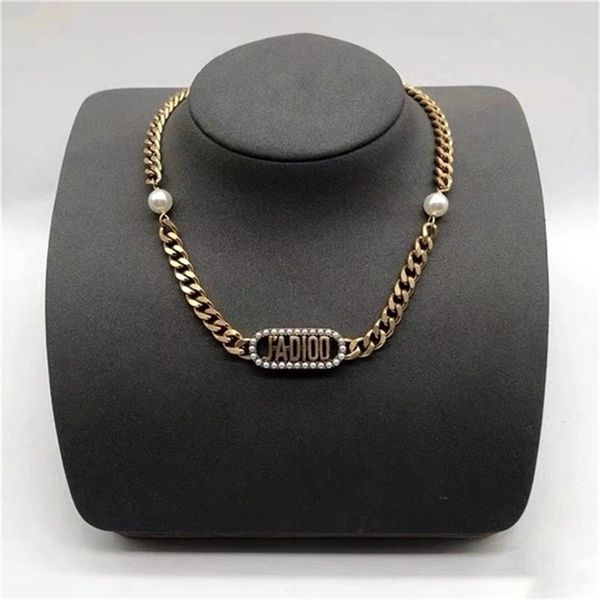2022 fashion 20% off designer jewelry d family's autumn and new pearl letter earrings brass old fashion net red necklace necklace femal, Silver
2022 fashion 20% off designer jewelry d family's autumn and new pearl letter earrings brass old fashion net red necklace necklace femal, Silver