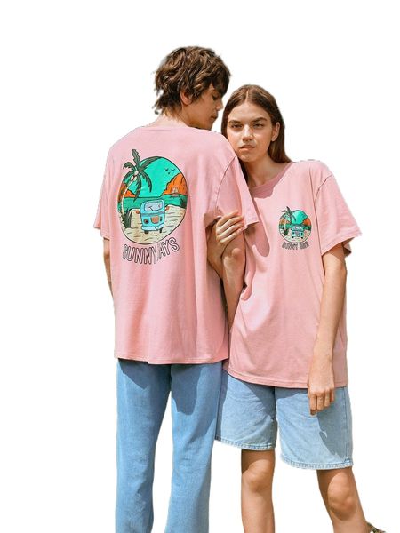 romwe 1pc letter graphic tee h7cc#, White;black 
romwe 1pc letter graphic tee h7cc#, White;black