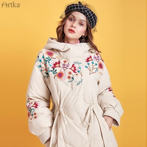 winter women down coat retro flower embroidery 90% white duck down coats hooded thick warm long outwear yk15092d y201026, Black
winter women down coat retro flower embroidery 90% white duck down coats hooded thick warm long outwear yk15092d y201026, Black