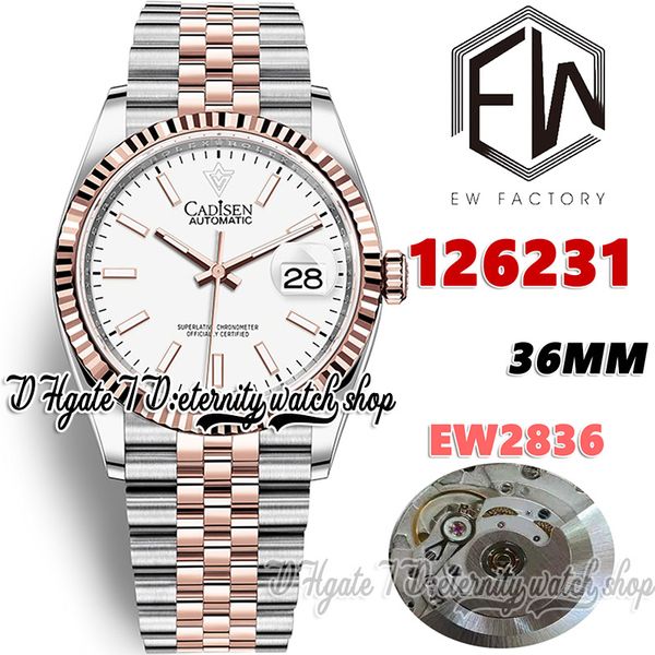 ewf v3 ew126231 ew2836 automatic womans watch 36mm fluted bezel white dial stick markers two tone 904l steel bracelet with same serial warra, Slivery;brown
ewf v3 ew126231 ew2836 automatic womans watch 36mm fluted bezel white dial stick markers two tone 904l steel bracelet with same serial warra, Slivery;brown