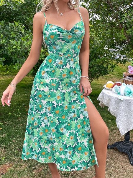 allover floral print split thigh dress n58t#, Black;gray
allover floral print split thigh dress n58t#, Black;gray