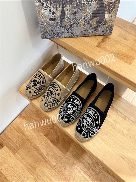 2022 loafers espadrilles casual shoe woman designers shoes sneakers knitting fisherman canvas, Black
2022 loafers espadrilles casual shoe woman designers shoes sneakers knitting fisherman canvas, Black
