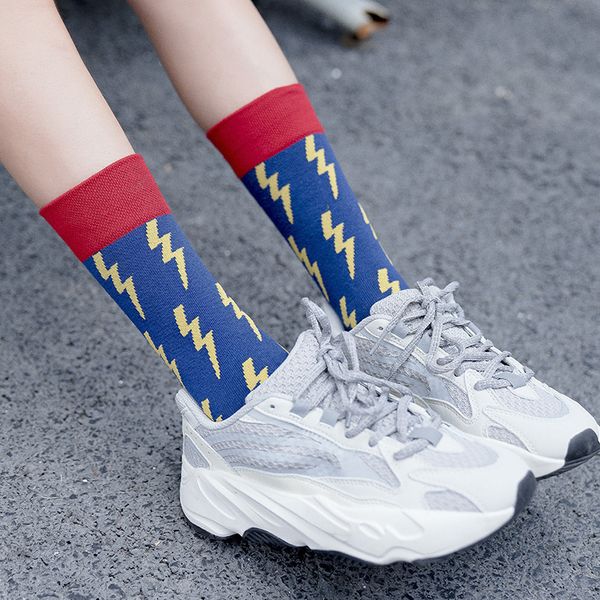cotton korean men and women socks europe and united states street lightning trend personality socks cotton couple socks, Black
cotton korean men and women socks europe and united states street lightning trend personality socks cotton couple socks, Black