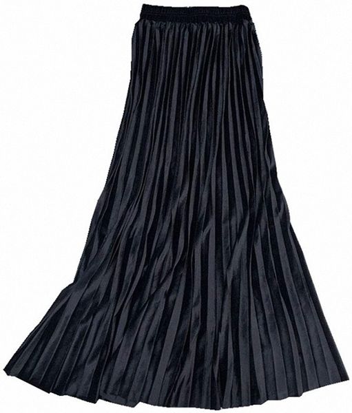 women's fall winter high wasit ankle length velvet maxi long pleated skirt i5ki#, Black;gray
women's fall winter high wasit ankle length velvet maxi long pleated skirt i5ki#, Black;gray