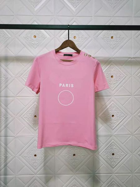 23 colors designer woman t shirt fashion man coin letter print with button up womens tee white cotton short sleeve summer streetwear tshirts, White;black
23 colors designer woman t shirt fashion man coin letter print with button up womens tee white cotton short sleeve summer streetwear tshirts, White;black