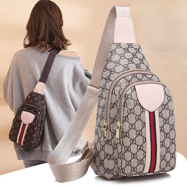 ladies' new chest bag 2022 european and american fashion oblique casual all-match shoulder bag, Black;red
ladies' new chest bag 2022 european and american fashion oblique casual all-match shoulder bag, Black;red
