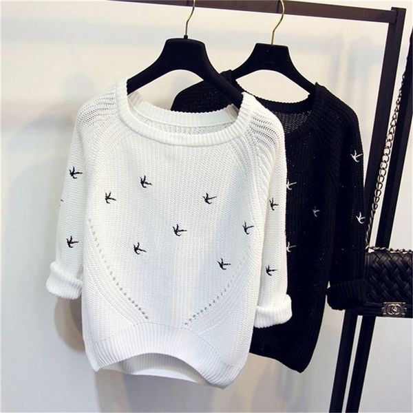 2020 new arrivals winter autumn fashion women sweater casual sweaters women jumper pullovers loose femininas blusas lj200815, White;black
2020 new arrivals winter autumn fashion women sweater casual sweaters women jumper pullovers loose femininas blusas lj200815, White;black