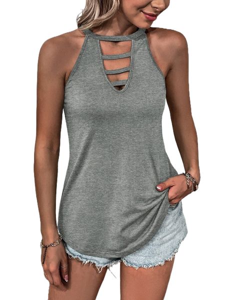 cut out front halter p37a#, White
cut out front halter p37a#, White