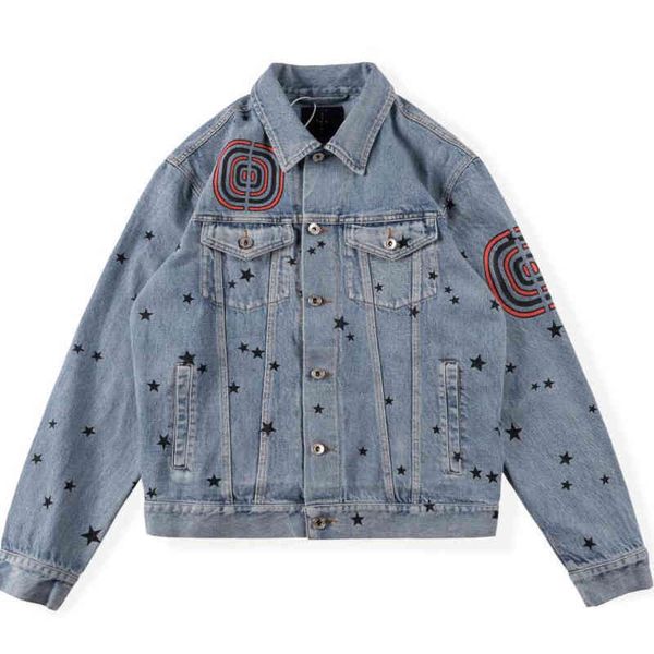 selling ts designer denim jacket tide brand t 22 ravis cardigan american hip hop classic printed baseball jacket fashion loose oversize coat, Black;brown
selling ts designer denim jacket tide brand t 22 ravis cardigan american hip hop classic printed baseball jacket fashion loose oversize coat, Black;brown