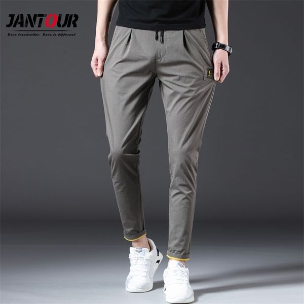 jantour brand spring summer casual pants men cotton slim fit chinos fashion men pants trousers male brand jogger clothing 201128, Black
jantour brand spring summer casual pants men cotton slim fit chinos fashion men pants trousers male brand jogger clothing 201128, Black