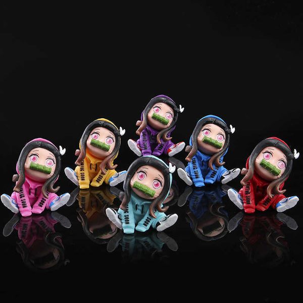 huiya01 6 pcs sweater sitting posture demon slayer hand-made anime cartoon mi douzi doll pvc figure toys g0911
huiya01 6 pcs sweater sitting posture demon slayer hand-made anime cartoon mi douzi doll pvc figure toys g0911