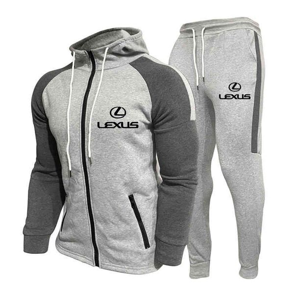 new windproof men's jacket set lexus car print sportswear hooded zip sweatshirt+pants 2-piece, Gray
new windproof men's jacket set lexus car print sportswear hooded zip sweatshirt+pants 2-piece, Gray