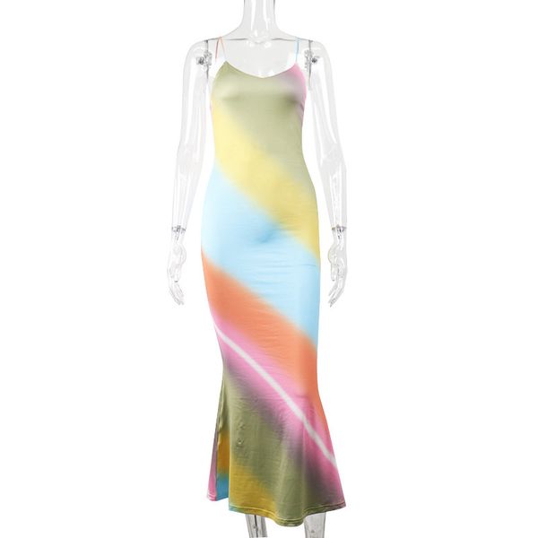 casual dresses high quakity woman long skirt v-neck backless rainbow print suspender skirt, Black;gray
casual dresses high quakity woman long skirt v-neck backless rainbow print suspender skirt, Black;gray