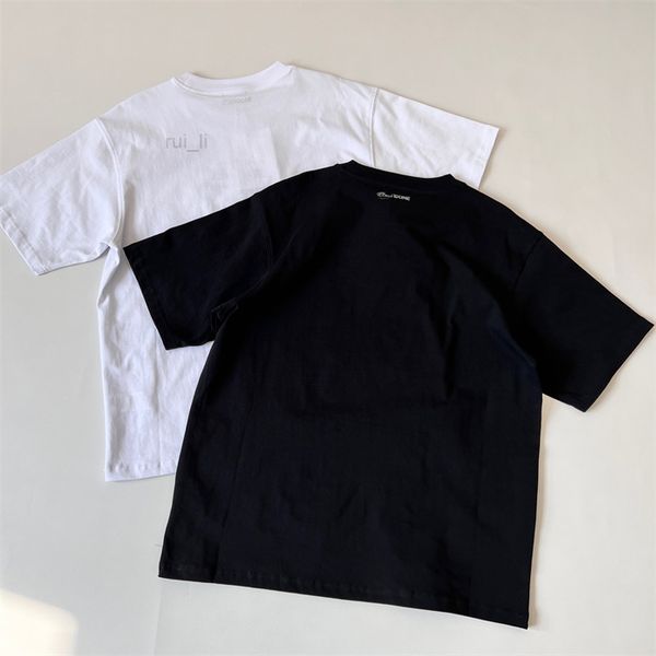 white puff black print t shirt men women heavy fabric t-shirt summer style tee, White;black
white puff black print t shirt men women heavy fabric t-shirt summer style tee, White;black