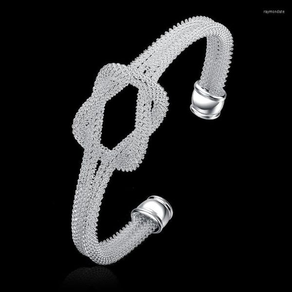 silver bracelets for women elegant knotted net adjustable jewelry fashion party christmas gifts girl studentbangle raym22, Black
silver bracelets for women elegant knotted net adjustable jewelry fashion party christmas gifts girl studentbangle raym22, Black