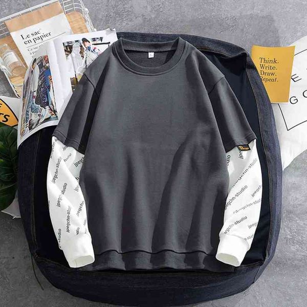 sweatshirt for men casual patchwork long sleeve crewneck streetwear hip hop clothes fashion clothing pullover, Black
sweatshirt for men casual patchwork long sleeve crewneck streetwear hip hop clothes fashion clothing pullover, Black