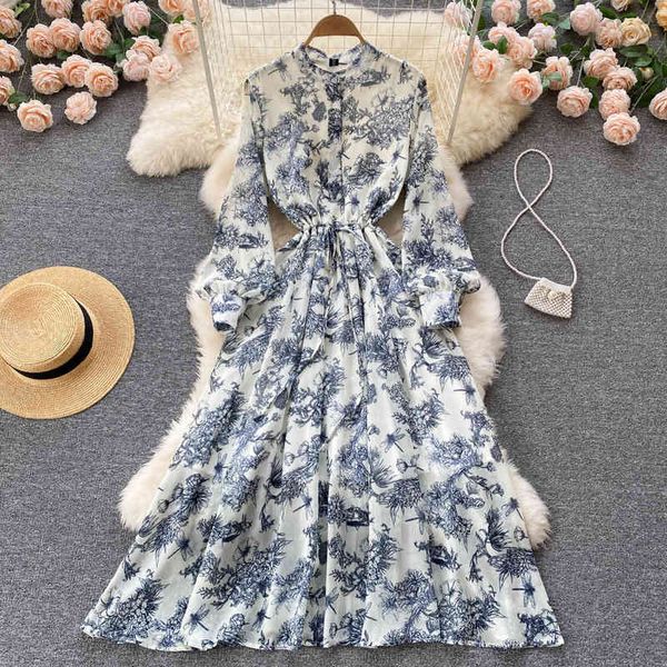 casual dresses 2022 winter women's dress elegant stand collar print multi button lace up waist fashion foreign style long sleeve f3j1, Black;gray
casual dresses 2022 winter women's dress elegant stand collar print multi button lace up waist fashion foreign style long sleeve f3j1, Black;gray
