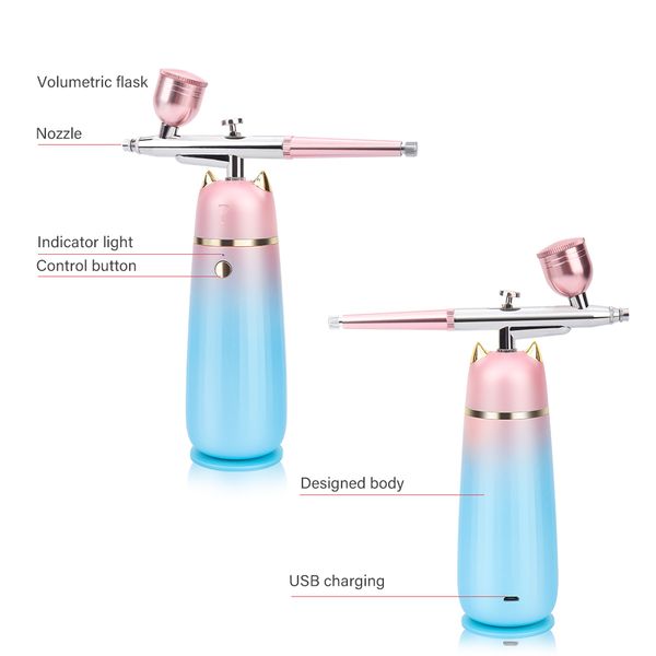 0.3mm mini airbrush with compressor nano fog spray usb for face art paint hyperbaric oxygen injection spa household device perfe
0.3mm mini airbrush with compressor nano fog spray usb for face art paint hyperbaric oxygen injection spa household device perfe