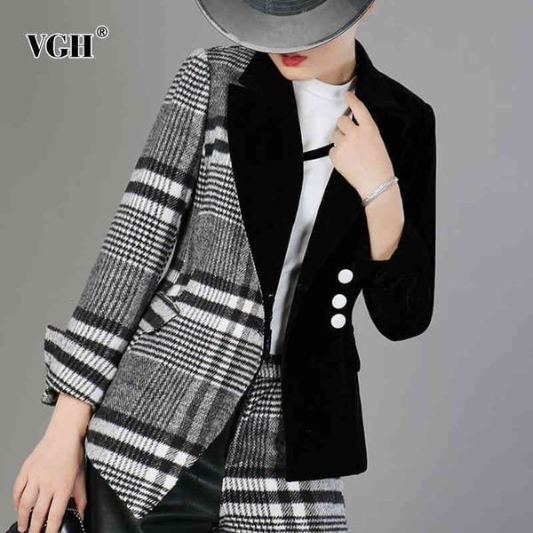 asymmetrical patchwork plaid blazer for women notched long sleeve casual slim blazers female fashion clothes spring 210507, White;black
asymmetrical patchwork plaid blazer for women notched long sleeve casual slim blazers female fashion clothes spring 210507, White;black
