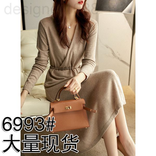 casual dresses designer 6993# early spring with one for ten drawstring slim fit design v-neck knitted dress f3pk, Black;gray
casual dresses designer 6993# early spring with one for ten drawstring slim fit design v-neck knitted dress f3pk, Black;gray