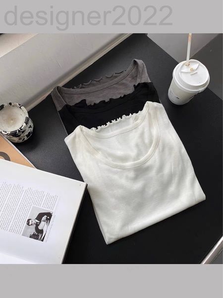 women's t-shirt designer pumpkin valley lace t~ women's solid color spring and summer round neck design sense short sleeve t-shirt, White
women's t-shirt designer pumpkin valley lace t~ women's solid color spring and summer round neck design sense short sleeve t-shirt, White