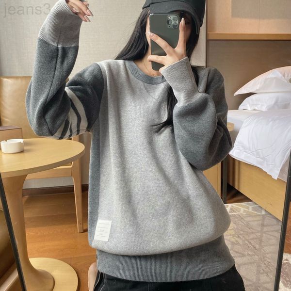 women's hoodies & sweatshirts designer round neck knitted wool color matching sweater women's long sleeve 2022 autumn winter new t, Black
women's hoodies & sweatshirts designer round neck knitted wool color matching sweater women's long sleeve 2022 autumn winter new t, Black
