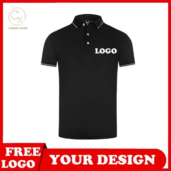 7-color polo shirt custom summer leisure sports casual advertising cultural shirt lapel short sleeve printing diy brand text 220702, White;black
7-color polo shirt custom summer leisure sports casual advertising cultural shirt lapel short sleeve printing diy brand text 220702, White;black