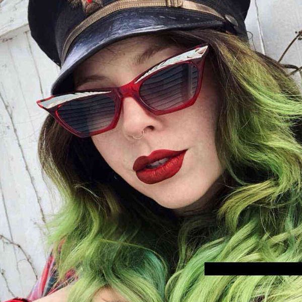 sunglasses new metal brow cat eye sunglasse fashion luxury brand small red sun glasses trendy eyeglasses uv400 eyewear shades 220321, White;black
sunglasses new metal brow cat eye sunglasse fashion luxury brand small red sun glasses trendy eyeglasses uv400 eyewear shades 220321, White;black