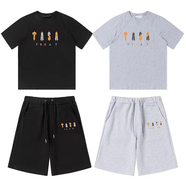 men's tracksuits europe and the united states towel embroidery high street leisure cotton round neck short sleeve t-shirt shorts five p, Gray
men's tracksuits europe and the united states towel embroidery high street leisure cotton round neck short sleeve t-shirt shorts five p, Gray